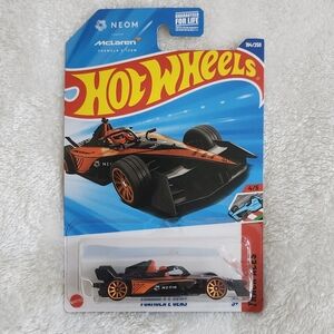 🏎️⚡Hot Wheels McLaren Formula E GEN 3 Car, Black & Orange, NWT formula 1 racing